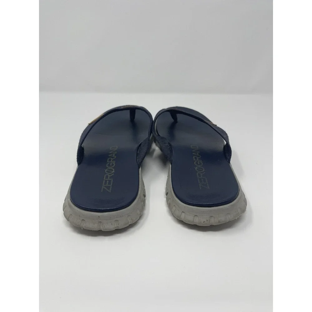 Cole Haan ZeroGrand Stitchlite Mens‎ Size 7 Sandals Flip Flop Comfort Navy Blue